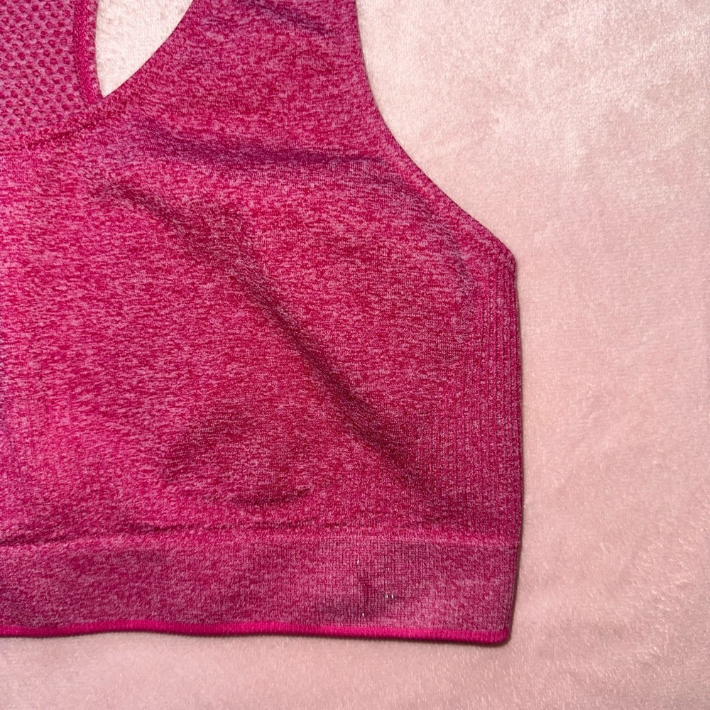Danskin 2-Pack Seamless Racerback Sports Bras Blue & Pink Activewear Set, Size M - Picture 10 of 12